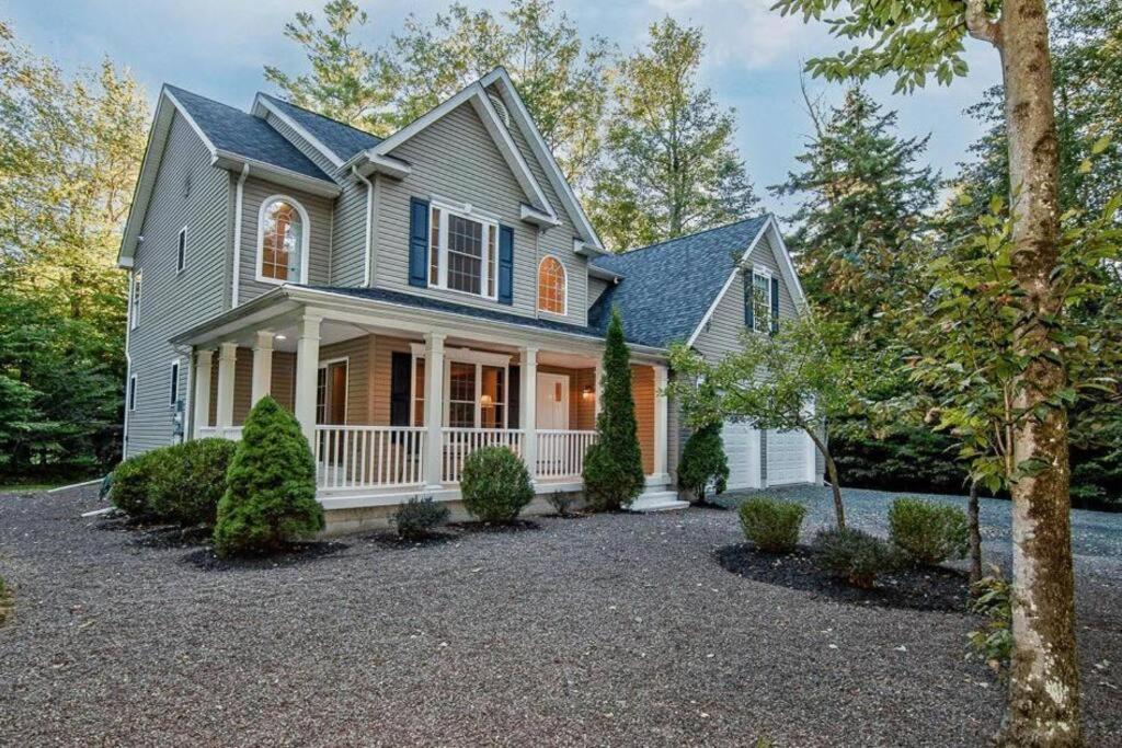 Luxury 4 Bedroom House In Pocono Mountains In Golf Course Near Lake Tobyhanna Buitenkant foto